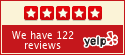 Yelp reviews badge
